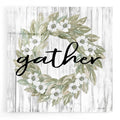 Epic Art 'Gather Wreath' by Cindy Jacobs, Acrylic Glass Wall Art