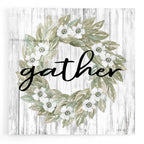 Epic Art 'Gather Wreath' by Cindy Jacobs, Acrylic Glass Wall Art