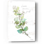 Epic Art 'Love Never Fails' by Cindy Jacobs, Acrylic Glass Wall Art