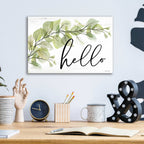 Epic Art 'Hello' by Cindy Jacobs, Acrylic Glass Wall Art,16x12