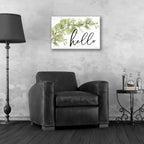Epic Art 'Hello' by Cindy Jacobs, Acrylic Glass Wall Art,24x16