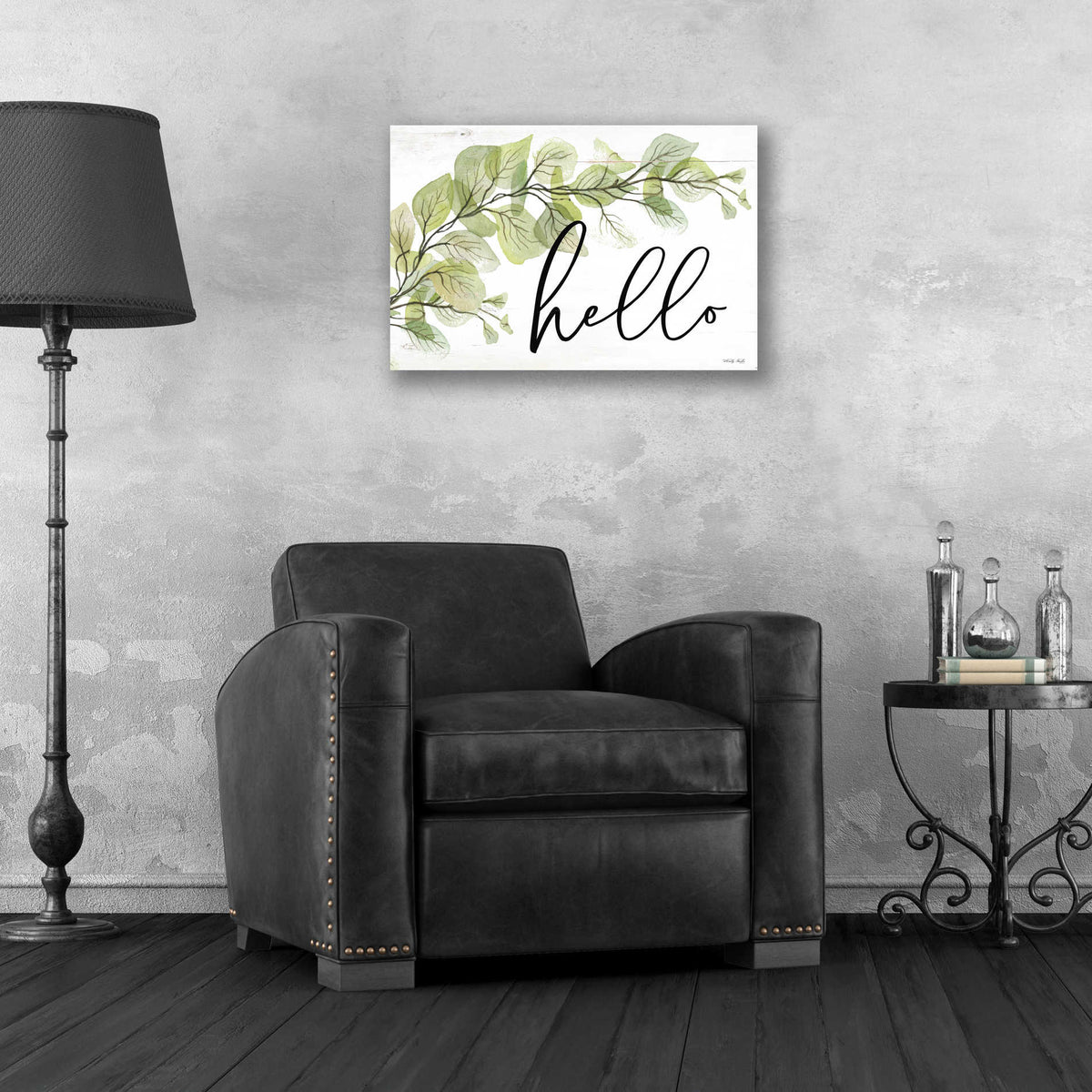 Epic Art 'Hello' by Cindy Jacobs, Acrylic Glass Wall Art,24x16