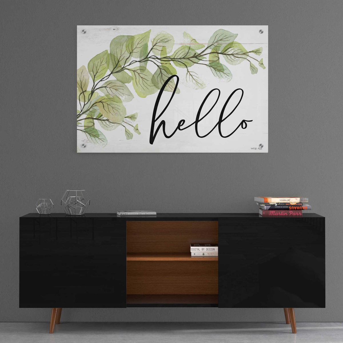 Epic Art 'Hello' by Cindy Jacobs, Acrylic Glass Wall Art,36x24