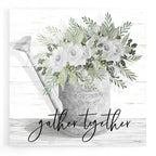 Epic Art 'Gather Together Watering Can' by Cindy Jacobs, Acrylic Glass Wall Art