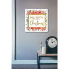 Epic Art 'Merry Little Christmas' by Cindy Jacobs, Acrylic Glass Wall Art,24x24