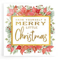 Epic Art 'Merry Little Christmas' by Cindy Jacobs, Acrylic Glass Wall Art
