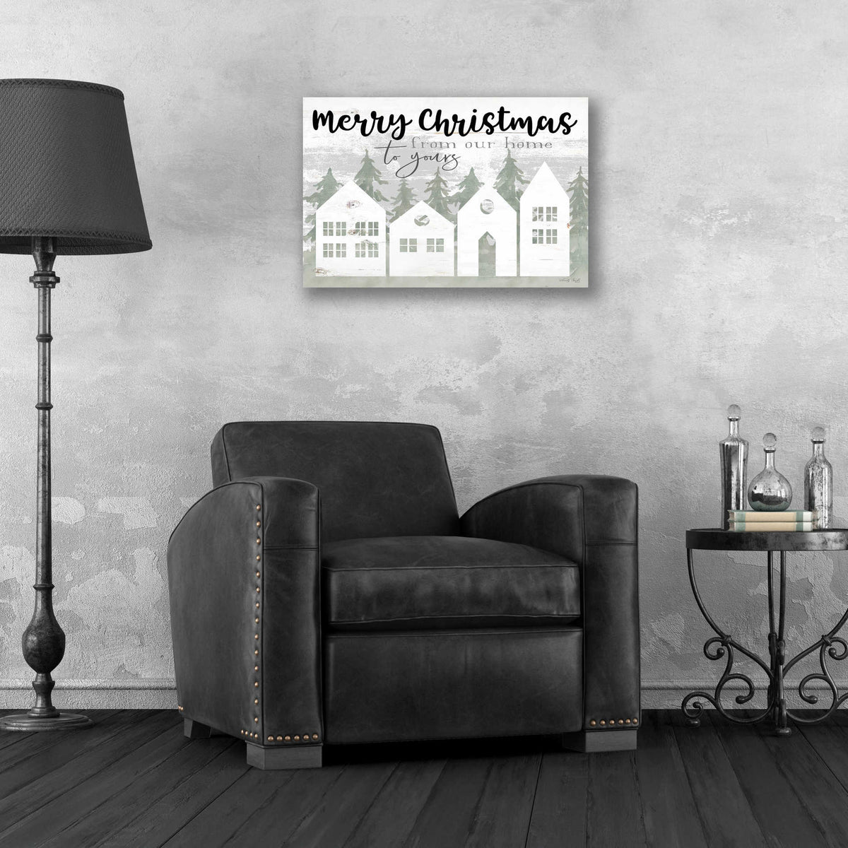 Epic Art 'From Our House to Yours' by Cindy Jacobs, Acrylic Glass Wall Art,24x16