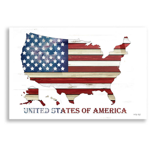 Epic Art 'United States of America' by Cindy Jacobs, Acrylic Glass Wall Art