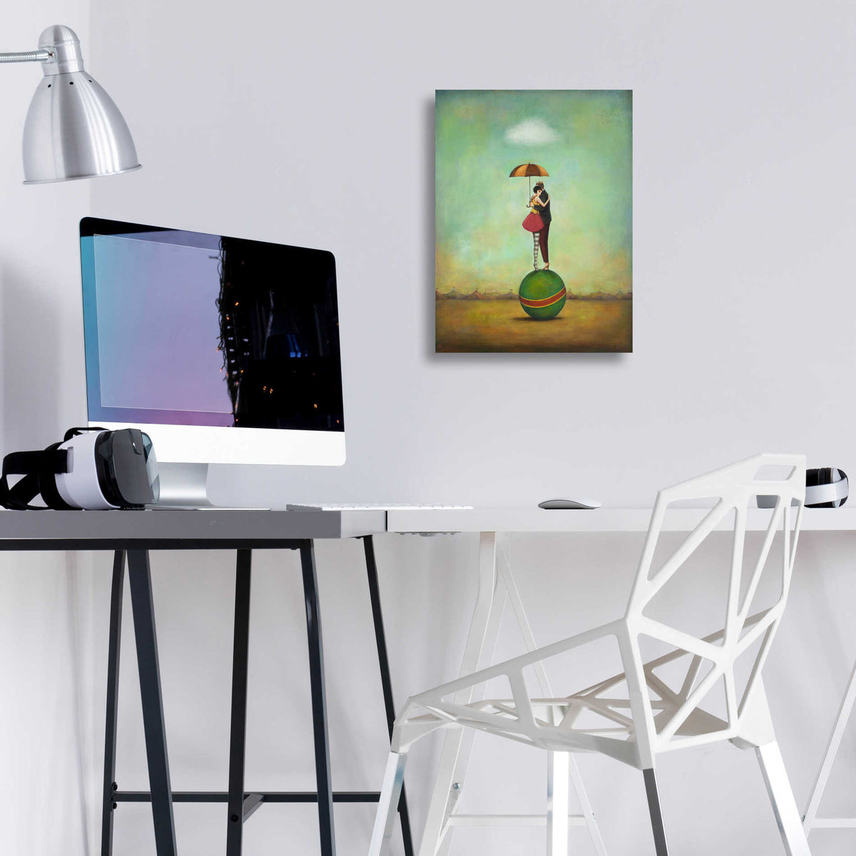 Epic Art 'Circus Romance' by Duy Huynh, Acrylic Glass Wall Art,12x16