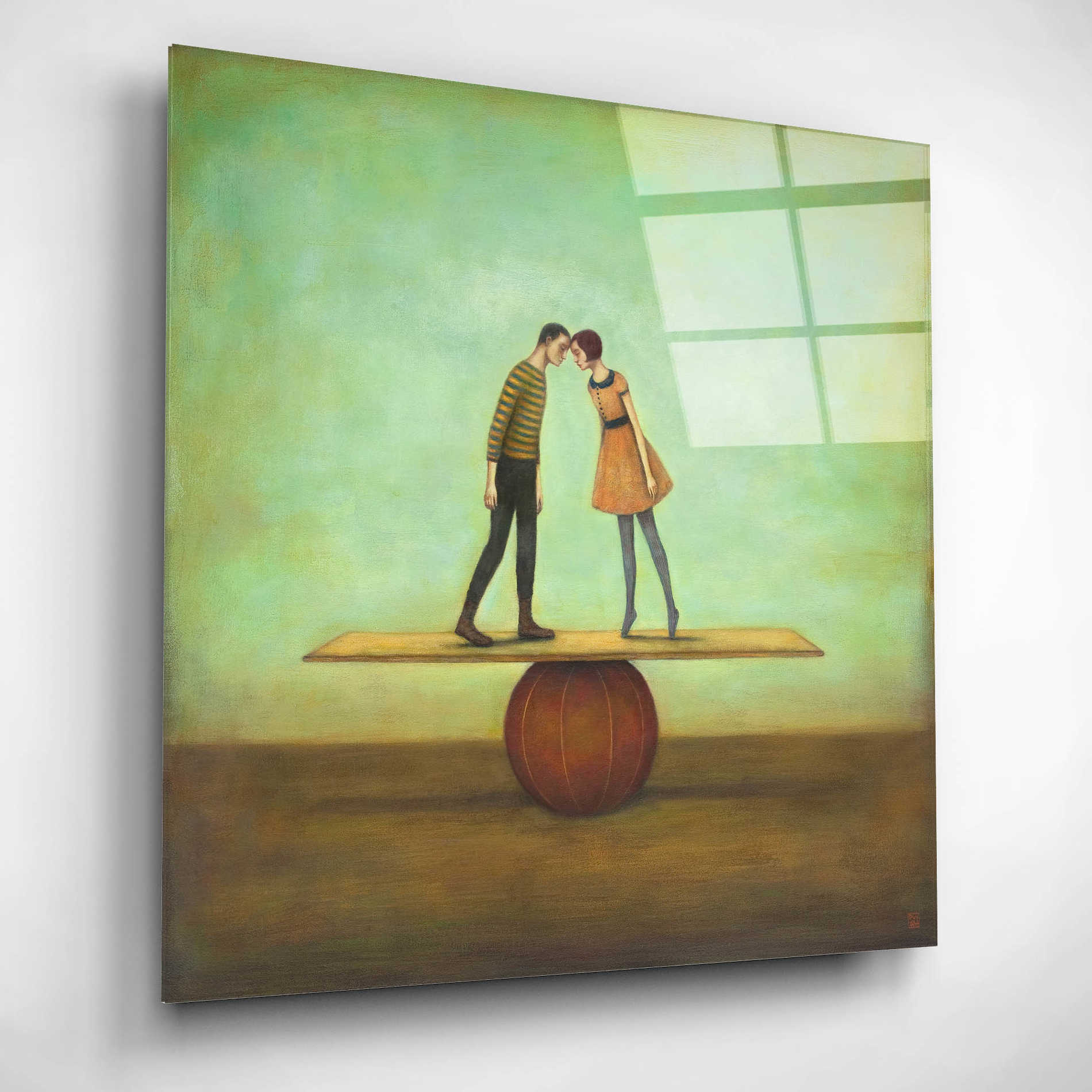 Epic Art 'Finding Equilibrium' by Duy Huynh, Acrylic Glass Wall Art,12x12