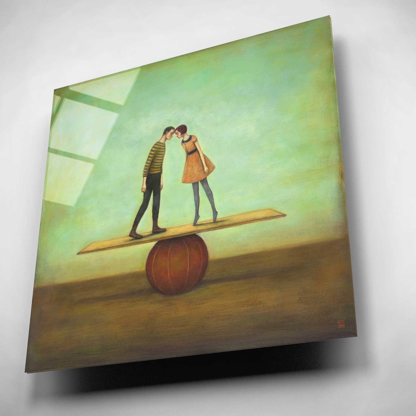 Epic Art 'Finding Equilibrium' by Duy Huynh, Acrylic Glass Wall Art,12x12