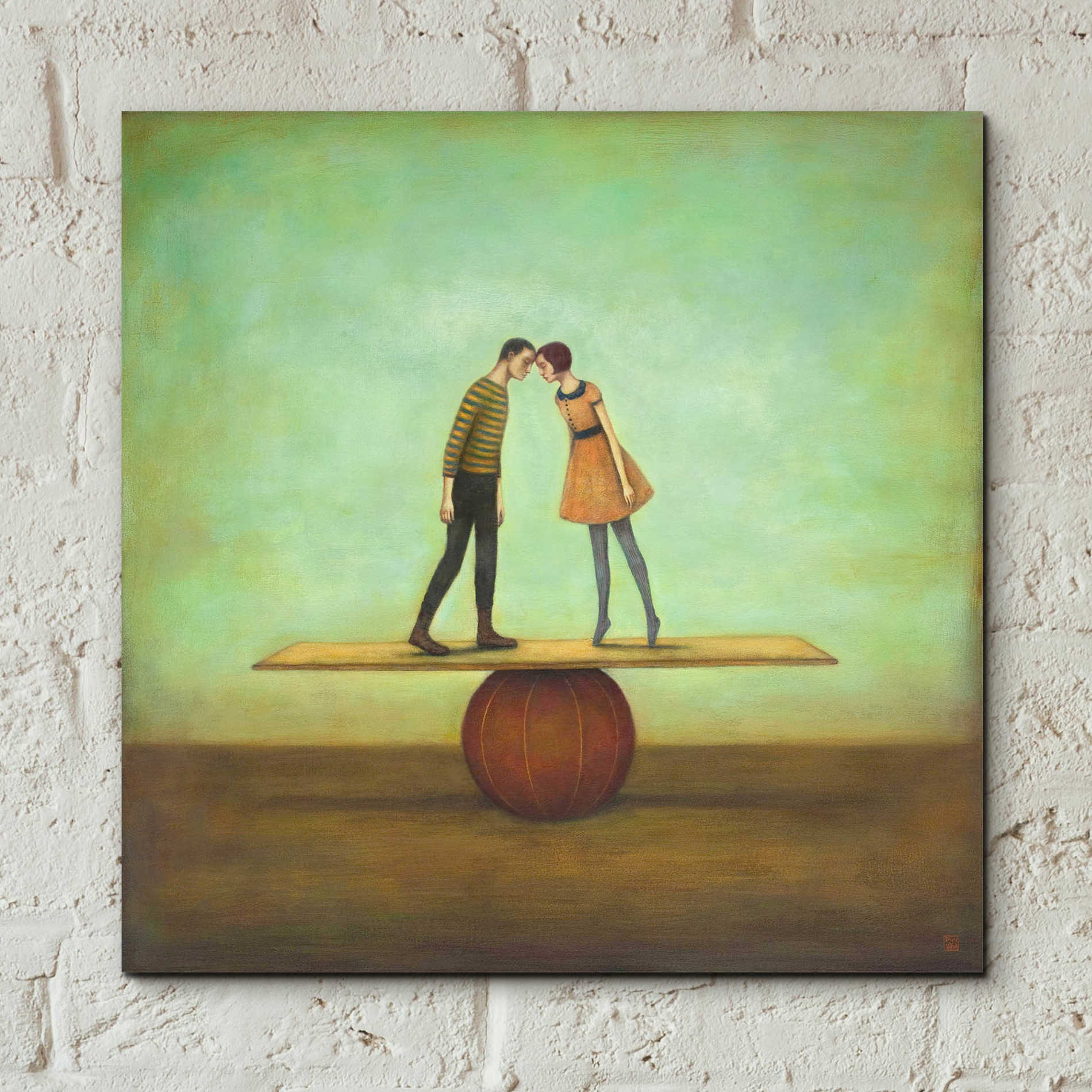 Epic Art 'Finding Equilibrium' by Duy Huynh, Acrylic Glass Wall Art,12x12