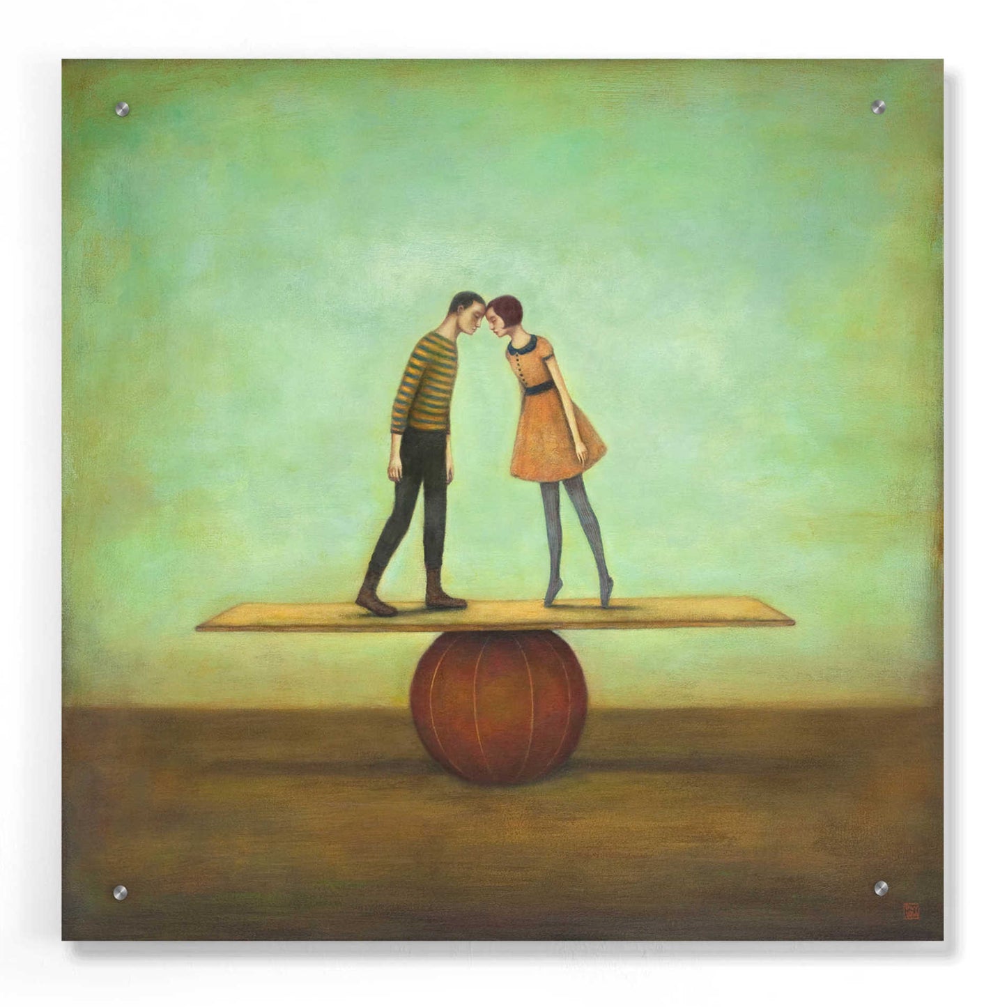 Epic Art 'Finding Equilibrium' by Duy Huynh, Acrylic Glass Wall Art,24x24