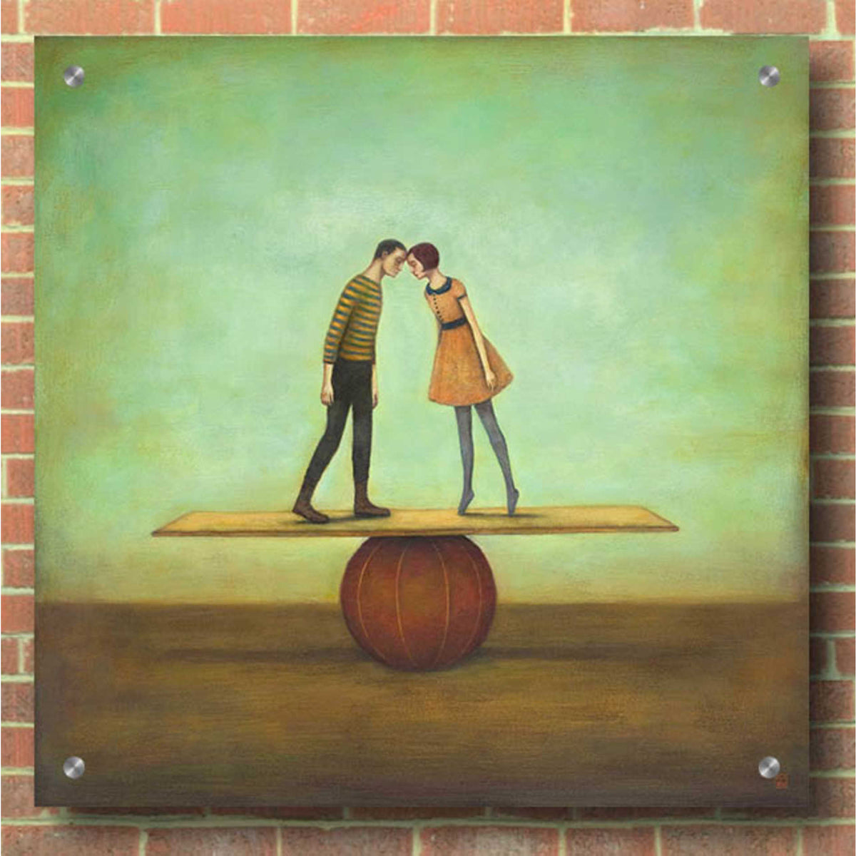 Epic Art 'Finding Equilibrium' by Duy Huynh, Acrylic Glass Wall Art,36x36