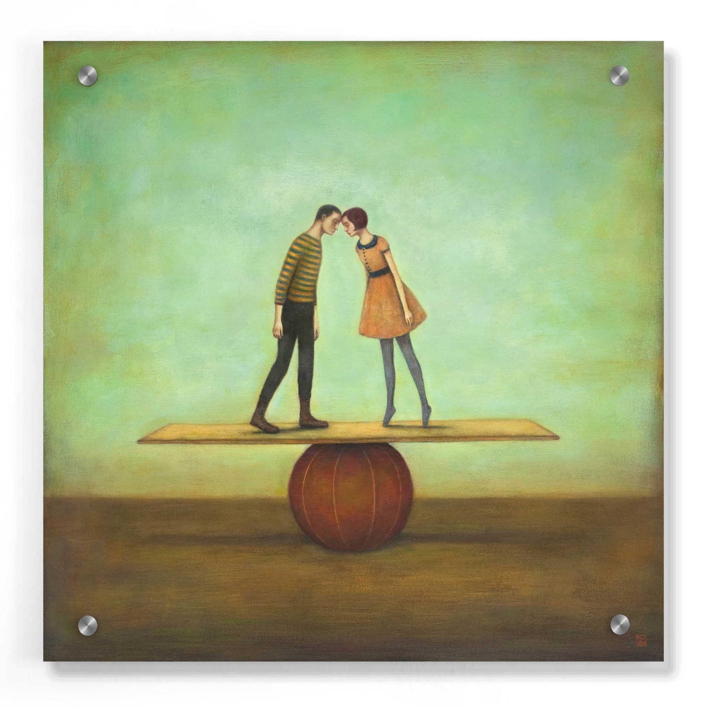 Epic Art 'Finding Equilibrium' by Duy Huynh, Acrylic Glass Wall Art,36x36