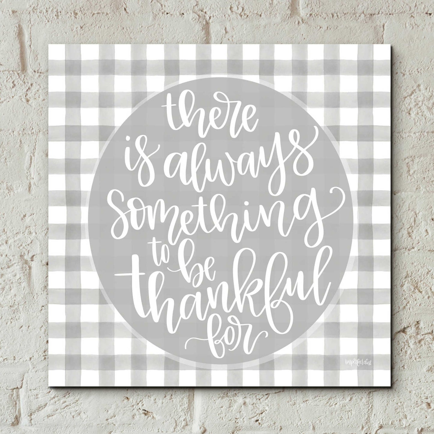 Epic Art 'Always Something' by Imperfect Dust, Acrylic Glass Wall Art,12x12