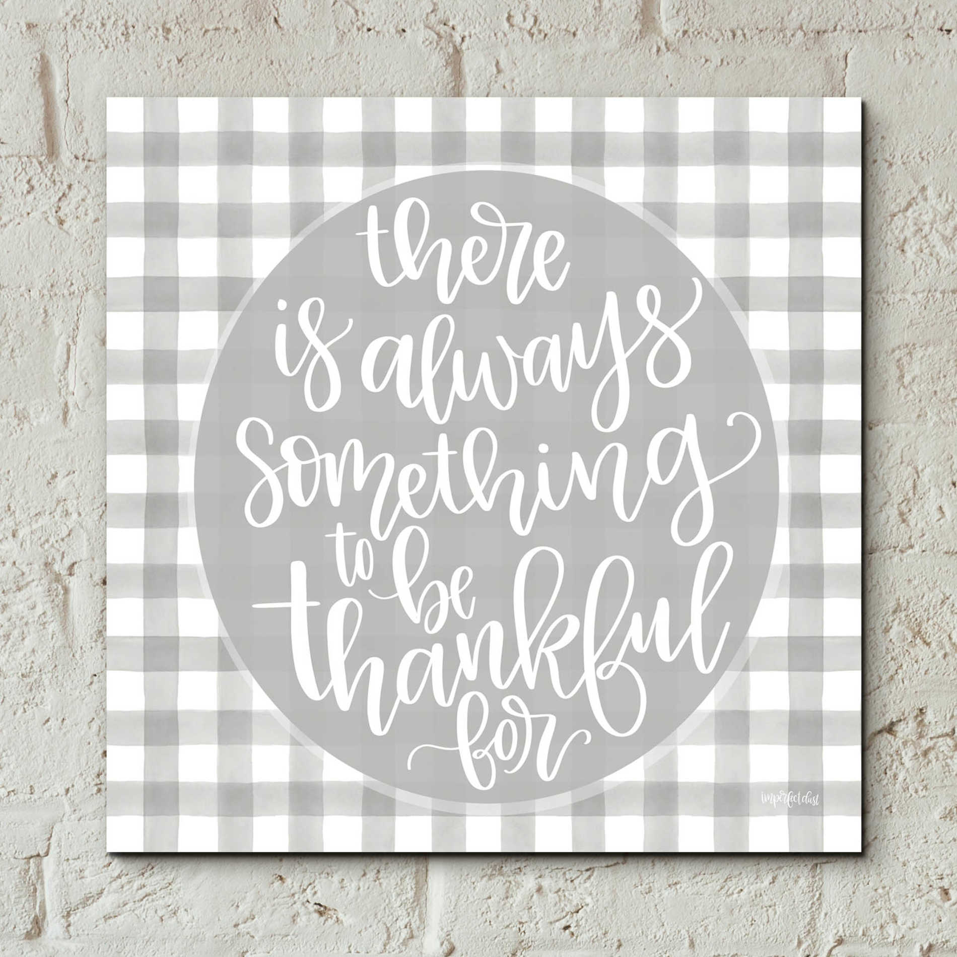 Epic Art 'Always Something' by Imperfect Dust, Acrylic Glass Wall Art,12x12