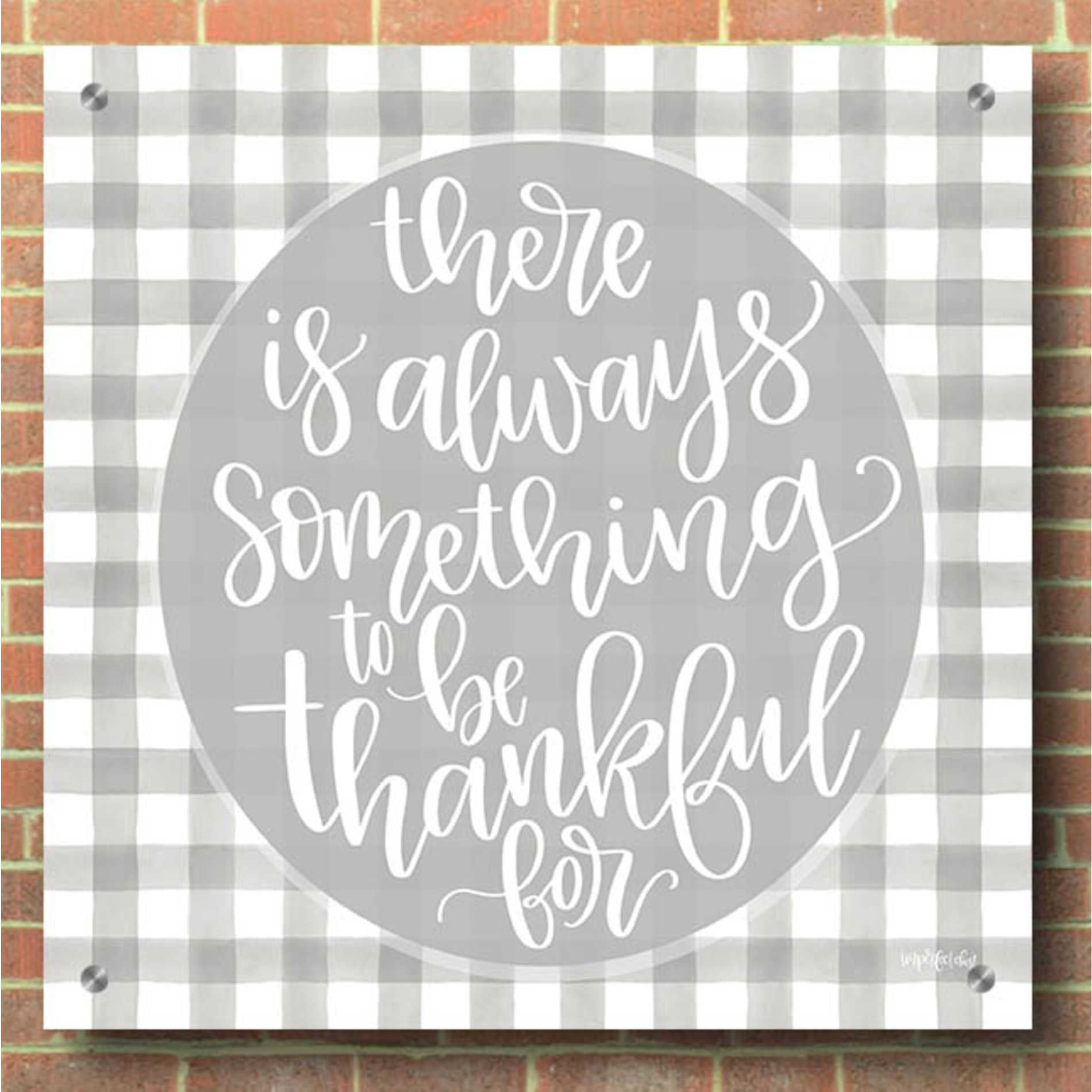 Epic Art 'Always Something' by Imperfect Dust, Acrylic Glass Wall Art,36x36