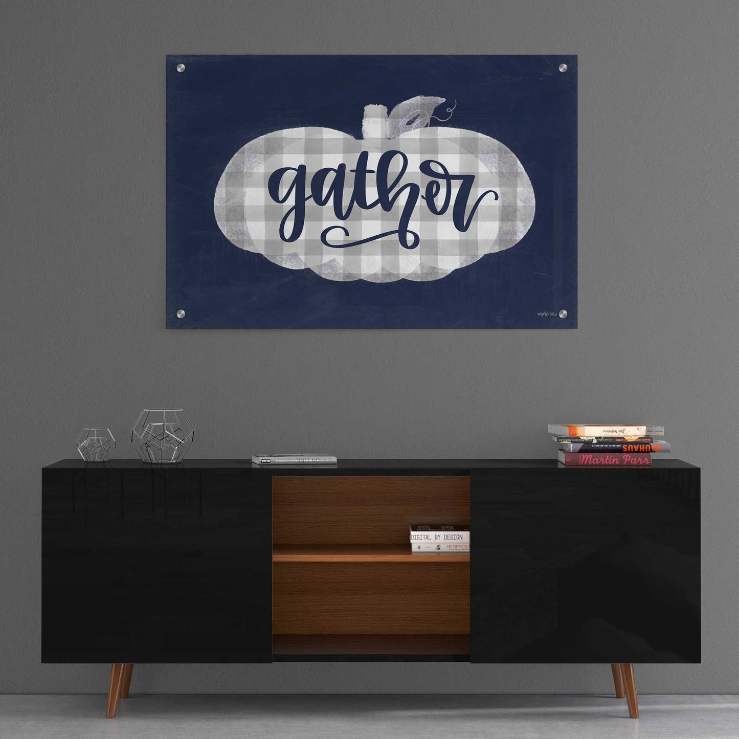 Epic Art 'Gather Pumpkin' by Imperfect Dust, Acrylic Glass Wall Art,36x24