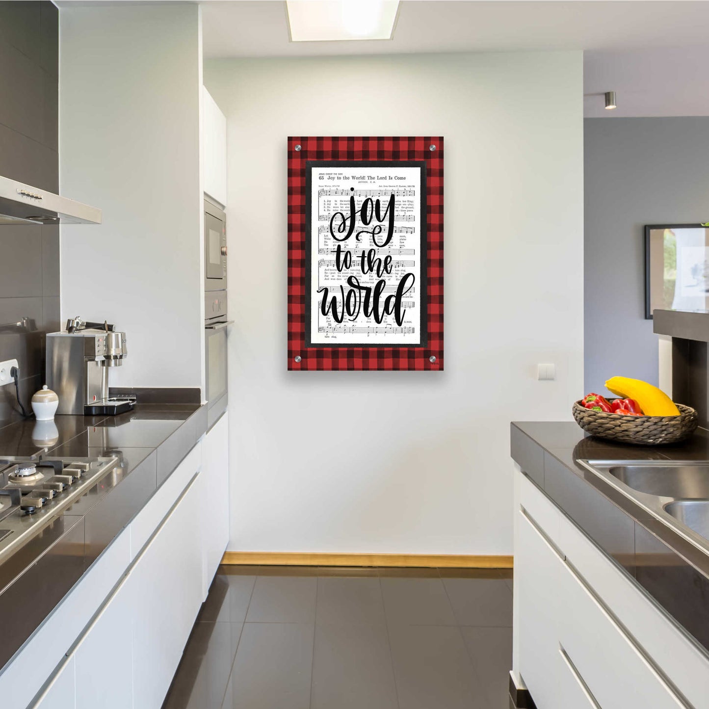 Epic Art 'Joy to the World' by Imperfect Dust, Acrylic Glass Wall Art,24x36