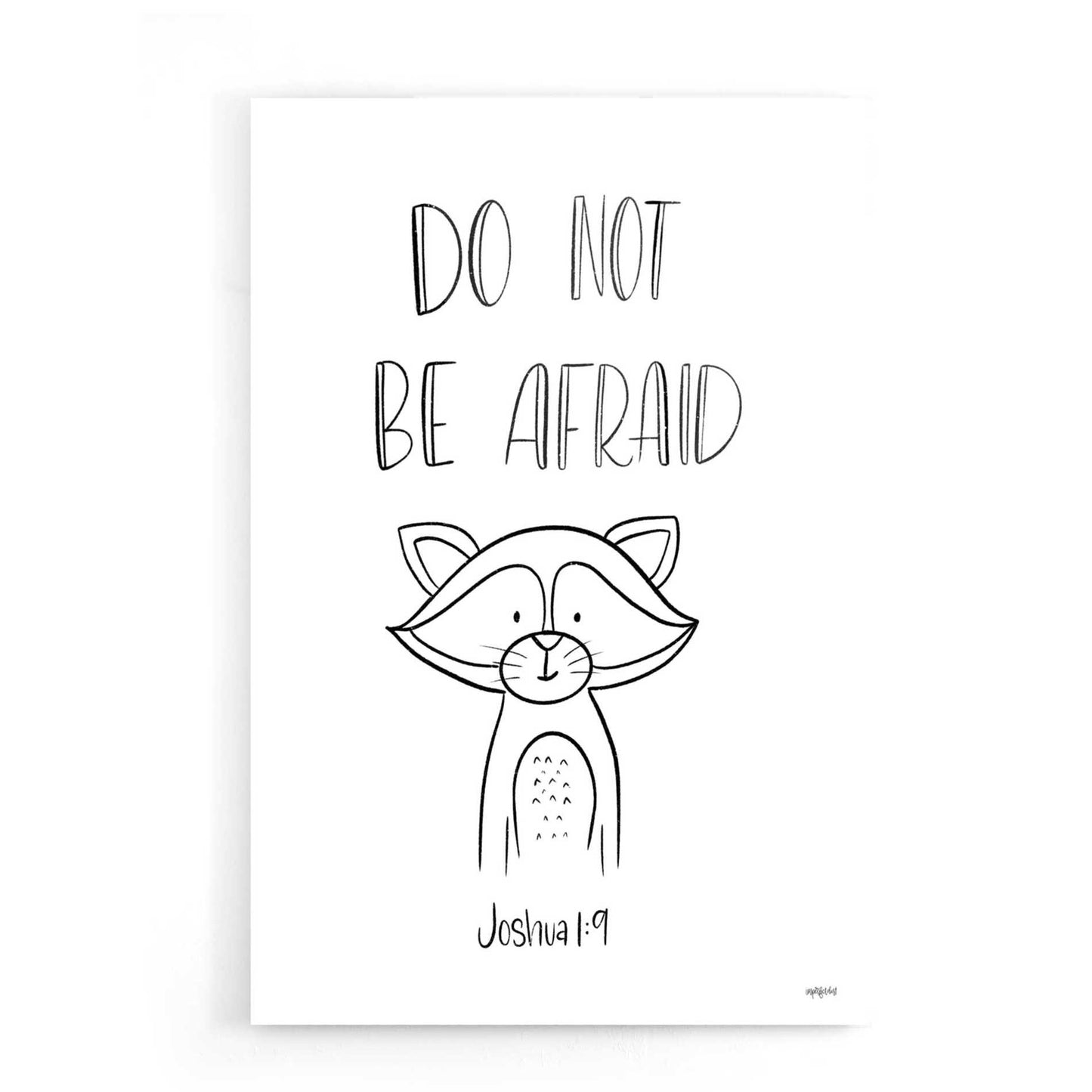 Epic Art 'Do Not Be Afraid' by Imperfect Dust, Acrylic Glass Wall Art,16x24