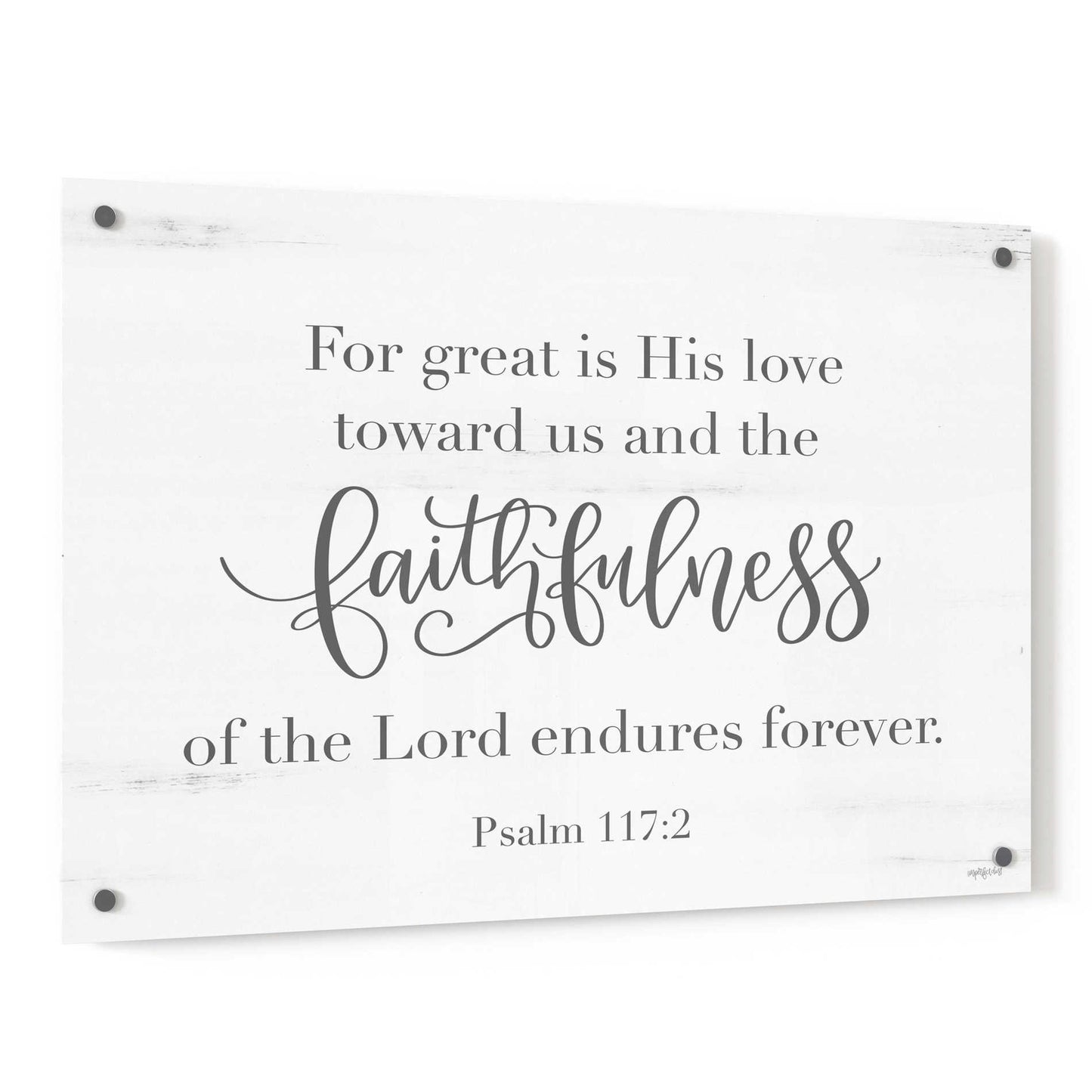 Epic Art 'Faithfulness' by Imperfect Dust, Acrylic Glass Wall Art,36x24