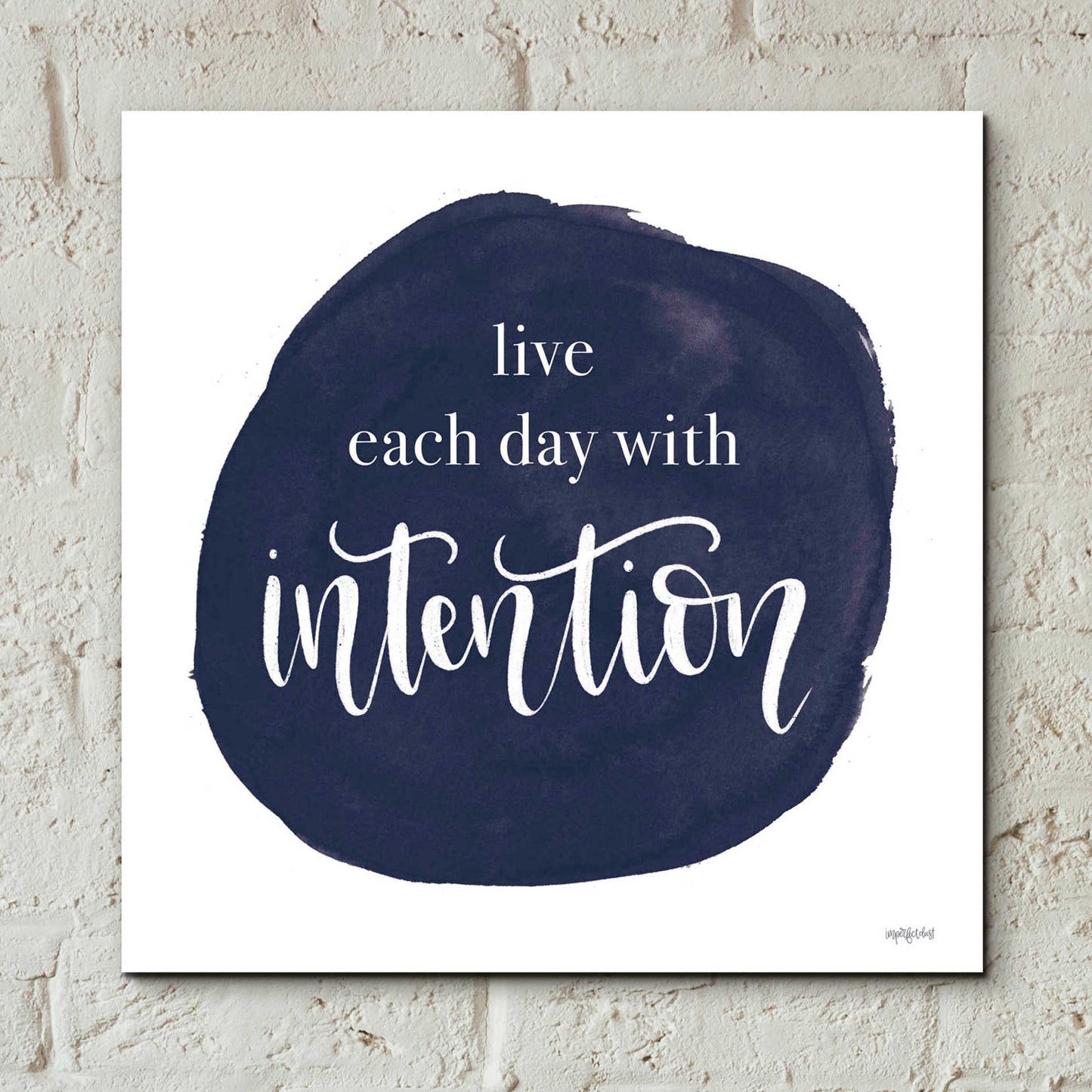 Epic Art 'Intention' by Imperfect Dust, Acrylic Glass Wall Art,12x12