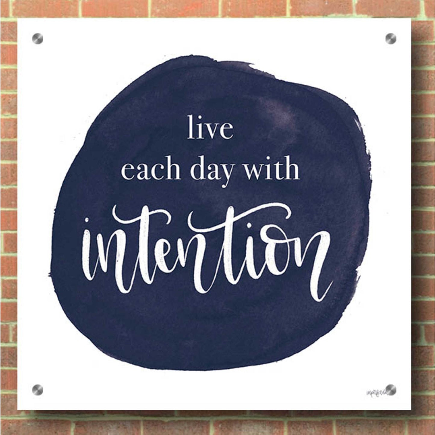 Epic Art 'Intention' by Imperfect Dust, Acrylic Glass Wall Art,36x36