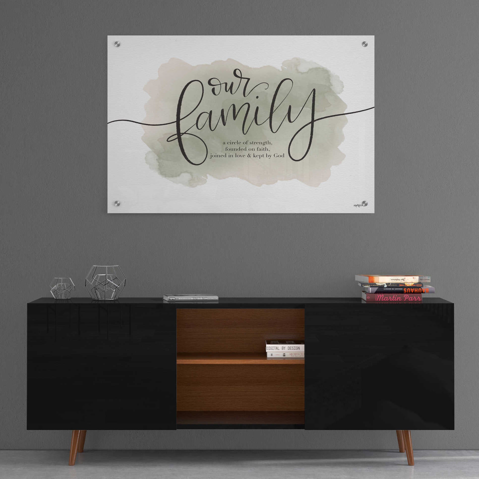 Epic Art 'Our Family' by Imperfect Dust, Acrylic Glass Wall Art,36x24