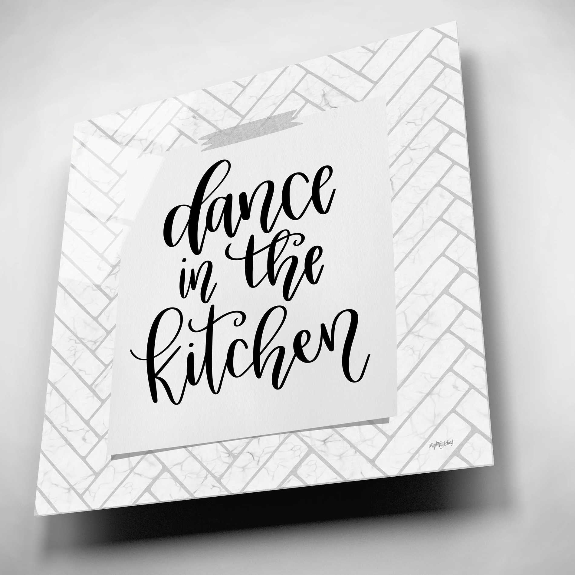 Epic Art 'Dance in the Kitchen' by Imperfect Dust, Acrylic Glass Wall Art,12x12