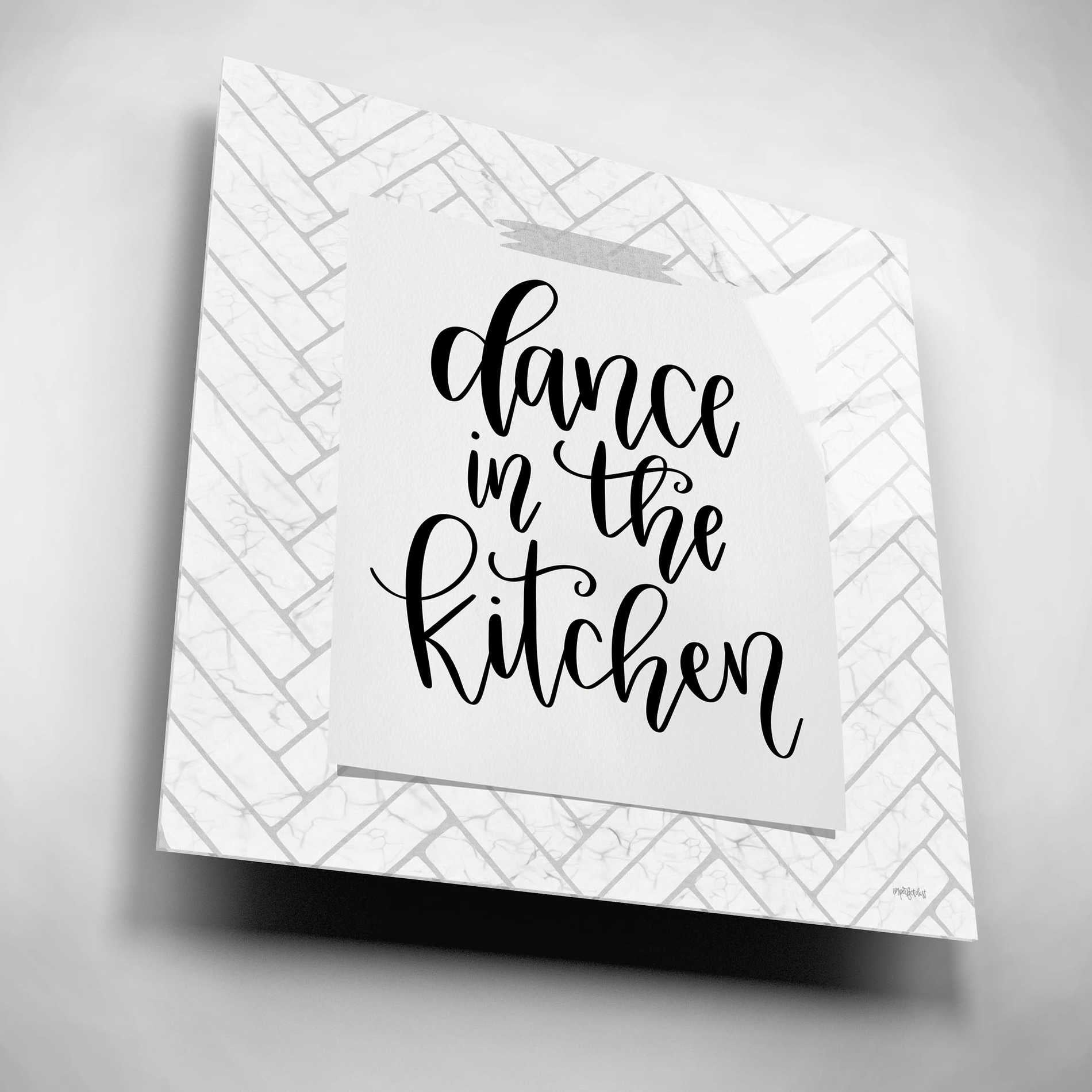 Epic Art 'Dance in the Kitchen' by Imperfect Dust, Acrylic Glass Wall Art,12x12