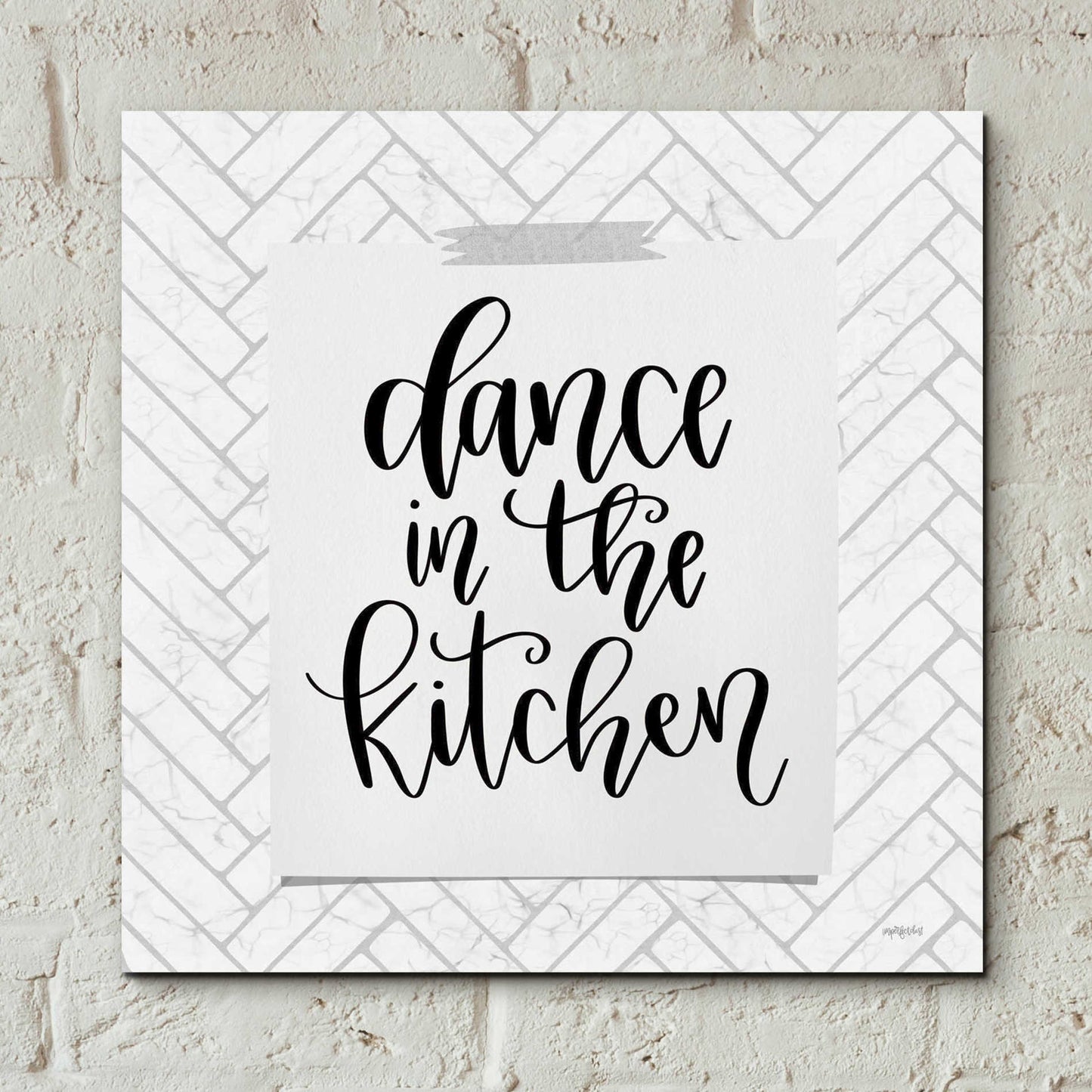 Epic Art 'Dance in the Kitchen' by Imperfect Dust, Acrylic Glass Wall Art,12x12