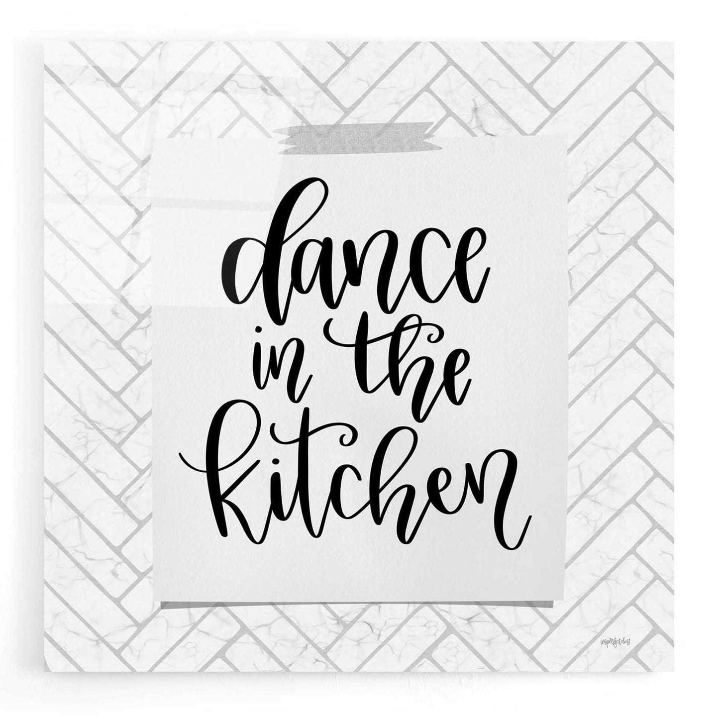 Epic Art 'Dance in the Kitchen' by Imperfect Dust, Acrylic Glass Wall Art,12x12