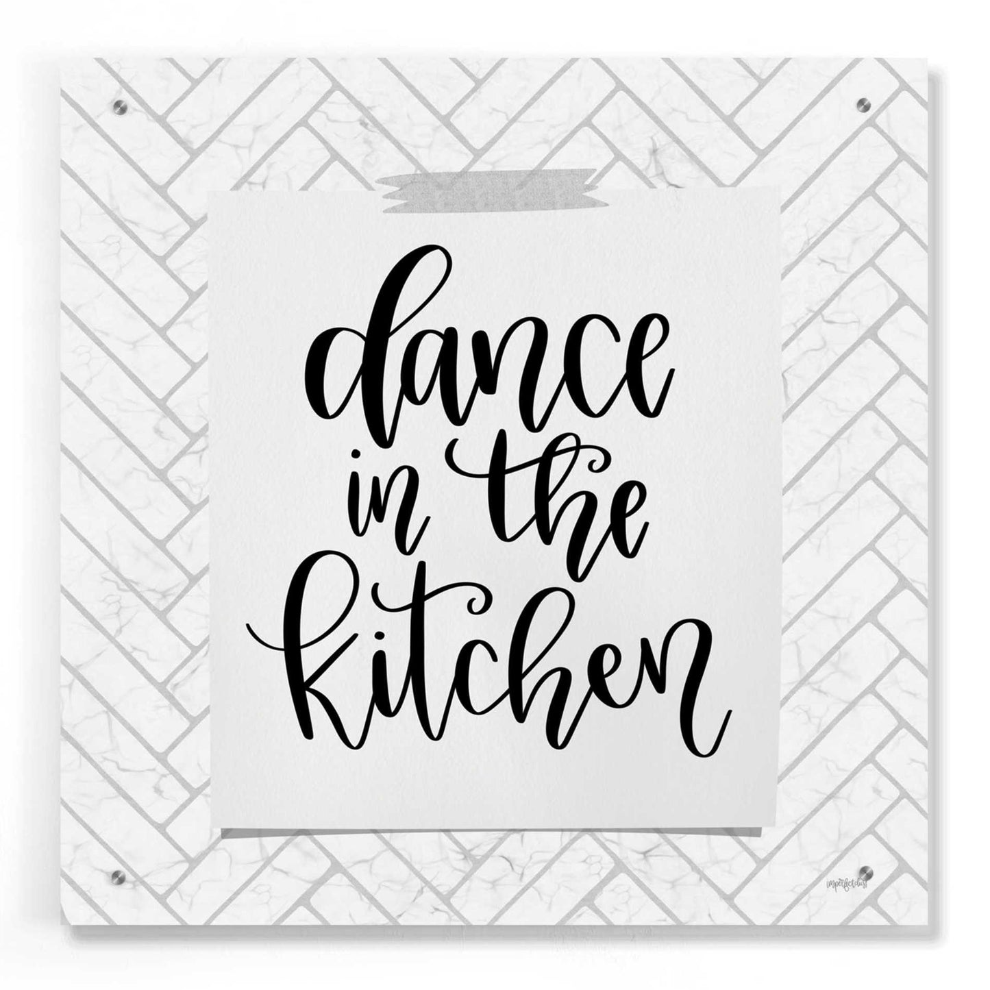 Epic Art 'Dance in the Kitchen' by Imperfect Dust, Acrylic Glass Wall Art,24x24