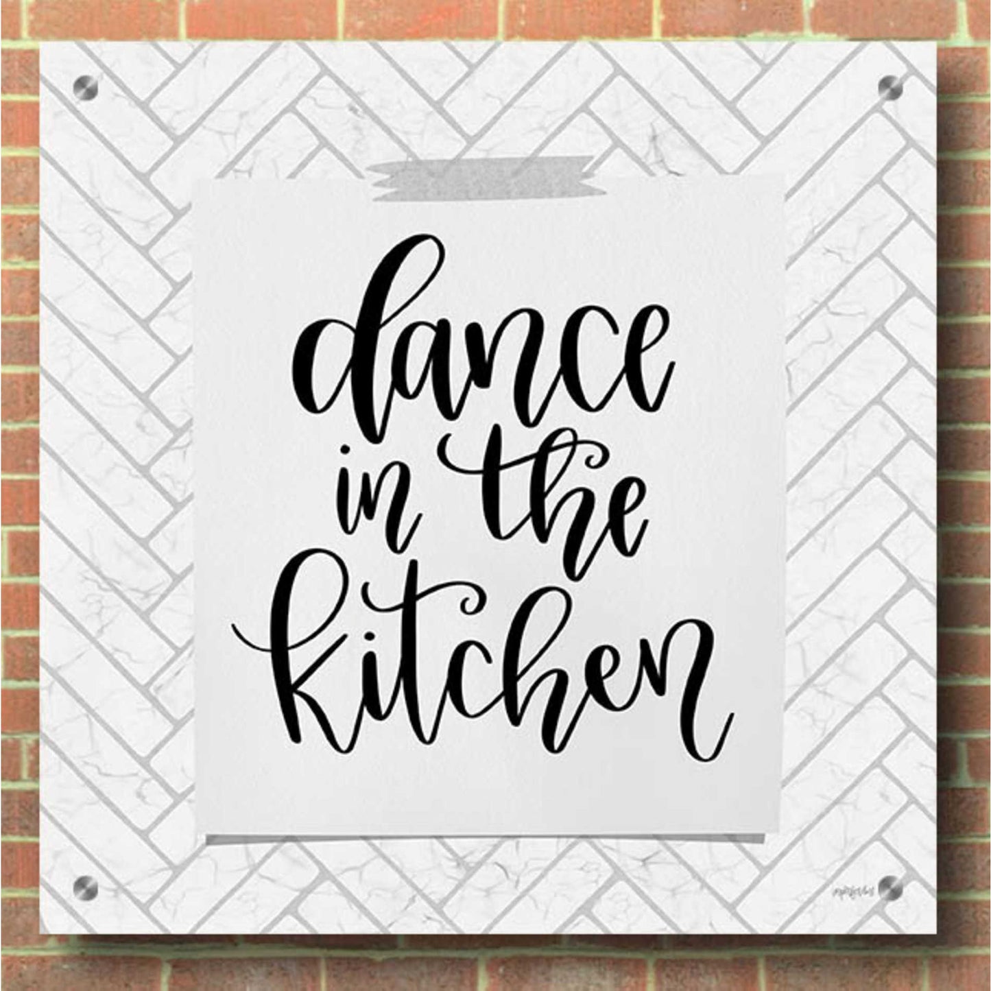 Epic Art 'Dance in the Kitchen' by Imperfect Dust, Acrylic Glass Wall Art,36x36