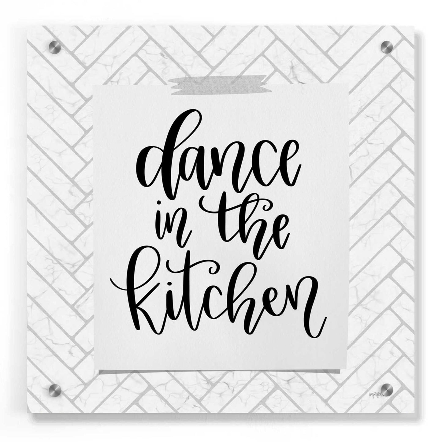 Epic Art 'Dance in the Kitchen' by Imperfect Dust, Acrylic Glass Wall Art,36x36