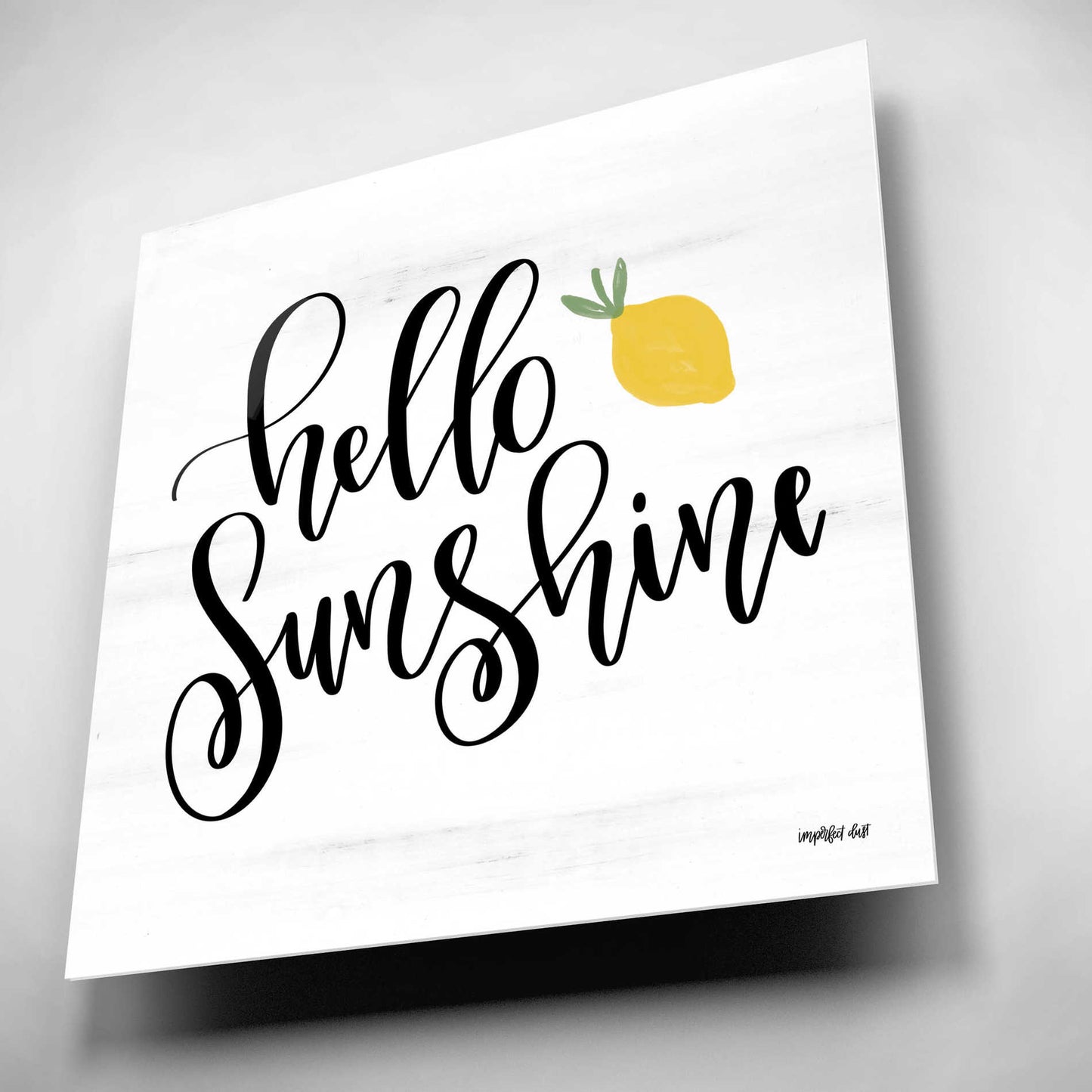 Epic Art 'Hello Sunshine' by Imperfect Dust, Acrylic Glass Wall Art,12x12