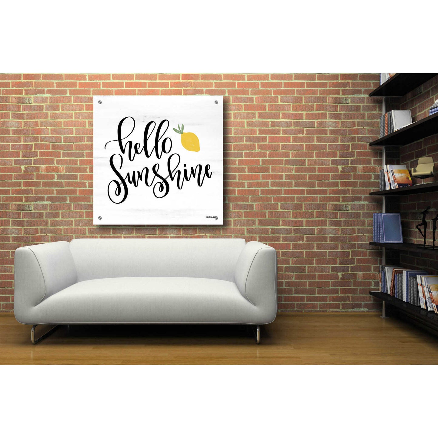 Epic Art 'Hello Sunshine' by Imperfect Dust, Acrylic Glass Wall Art,36x36