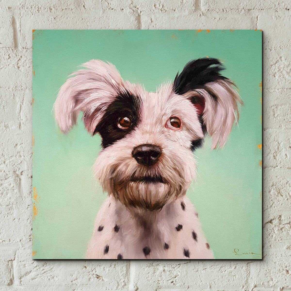 Epic Art 'Follow Your Nose 8' by Lucia Heffernan, Acrylic Glass Wall Art,12x12