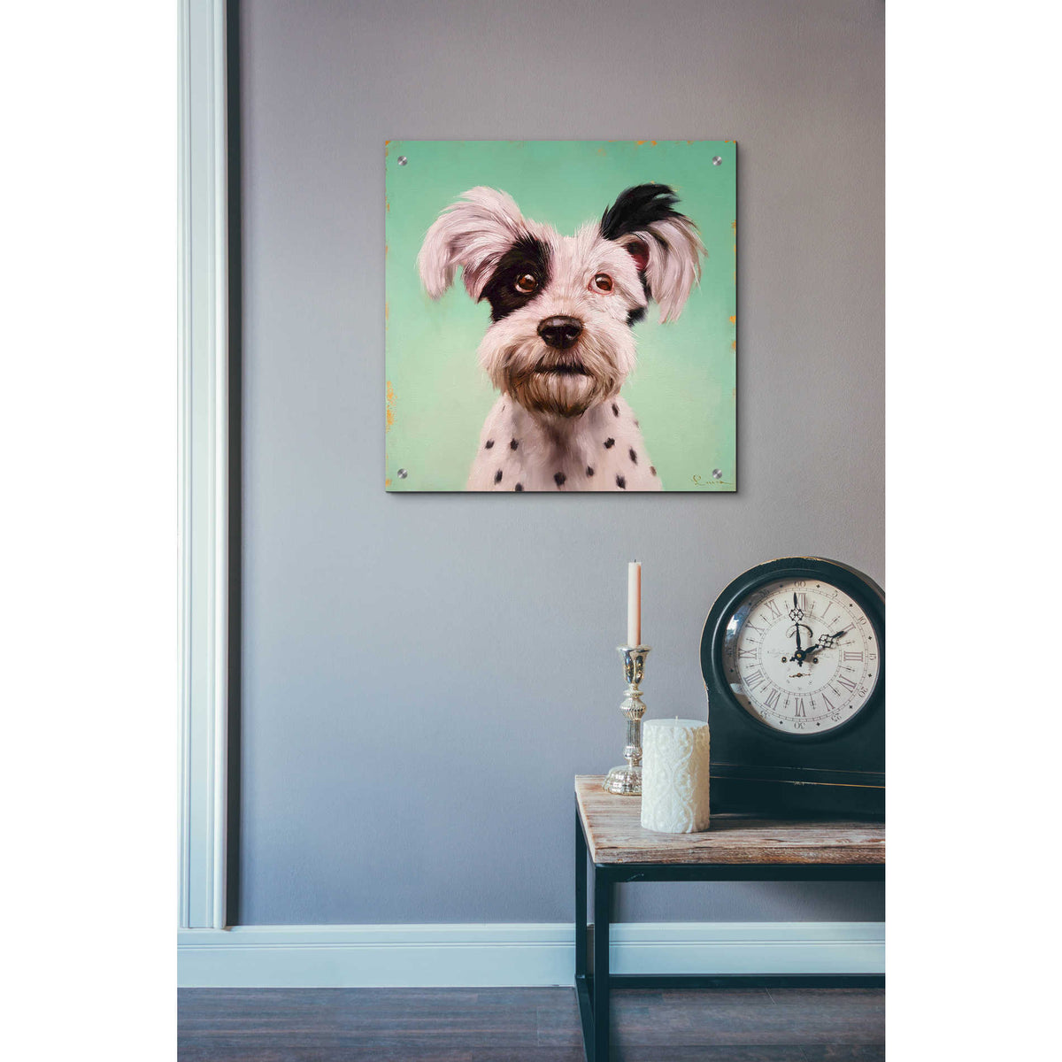 Epic Art 'Follow Your Nose 8' by Lucia Heffernan, Acrylic Glass Wall Art,24x24