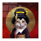 Epic Art 'Kyoto Kitty' by Lucia Heffernan, Acrylic Glass Wall Art