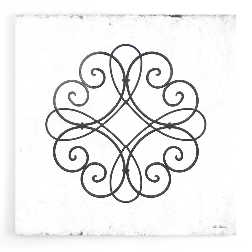 Epic Art 'Metal Art on Stucco II' by Lori Deiter, Acrylic Glass Wall Art