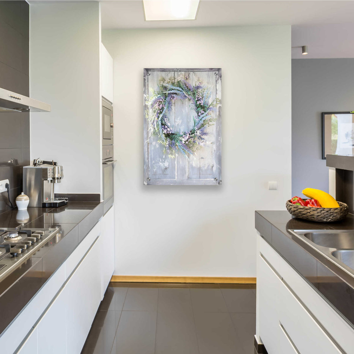 Epic Art 'Lavender' by Lori Deiter, Acrylic Glass Wall Art,24x36