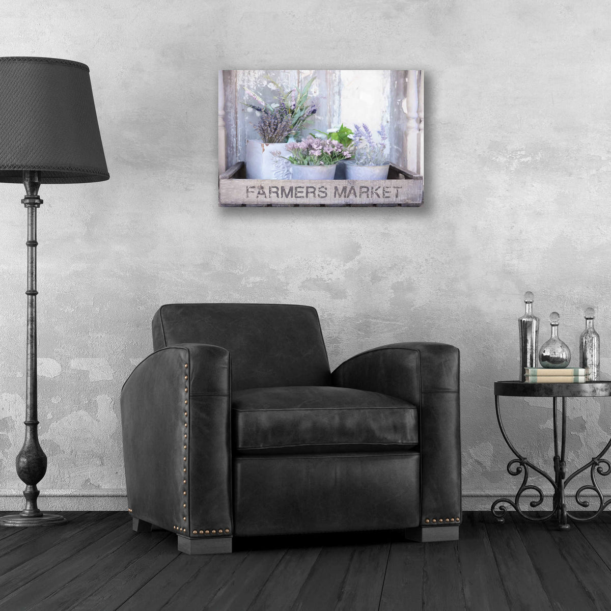 Epic Art 'Farmer's Lavender' by Lori Deiter, Acrylic Glass Wall Art,24x16