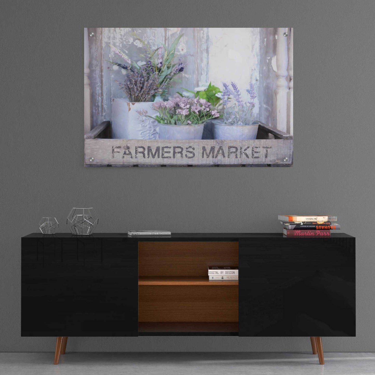 Epic Art 'Farmer's Lavender' by Lori Deiter, Acrylic Glass Wall Art,36x24
