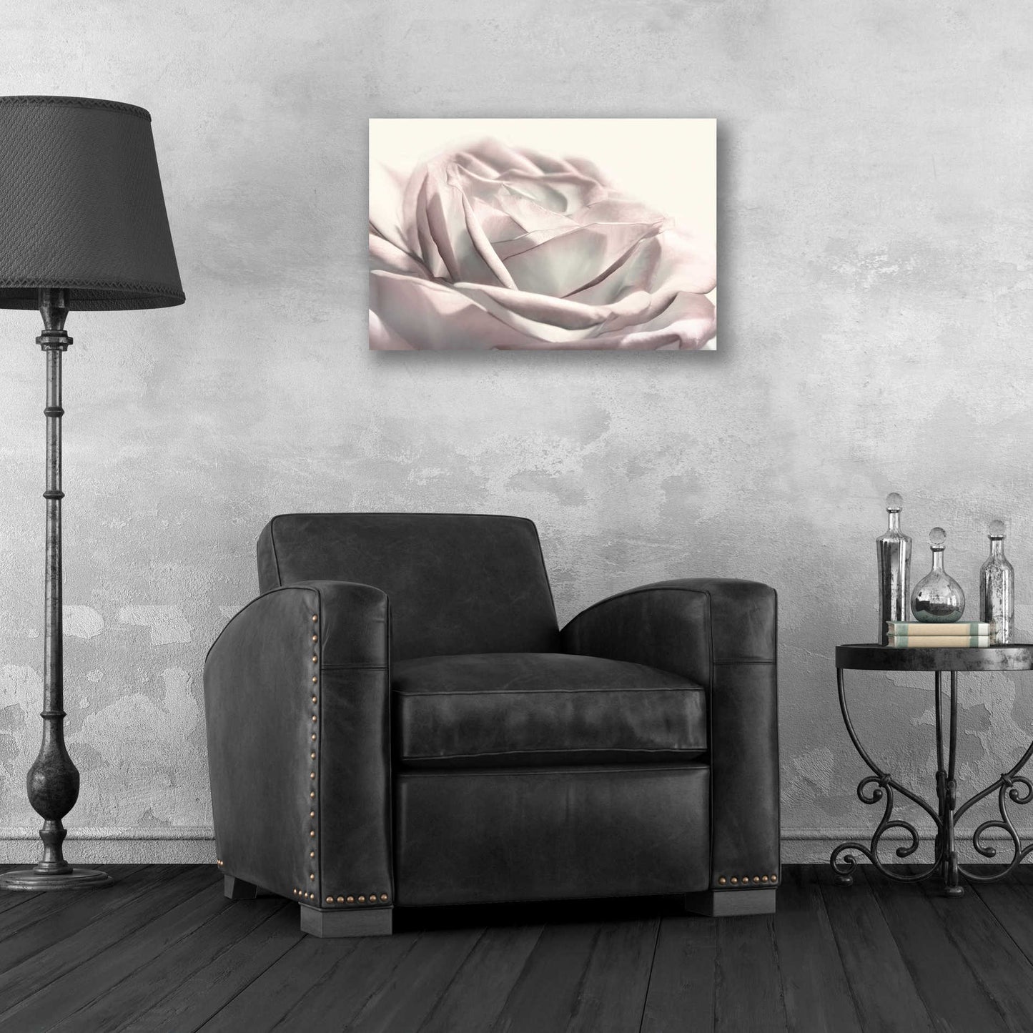 Epic Art 'Blush Rose II' by Lori Deiter, Acrylic Glass Wall Art,24x16