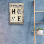 Epic Art 'Hunting Camp Home Away From Home' by Lori Deiter, Acrylic Glass Wall Art,16x24