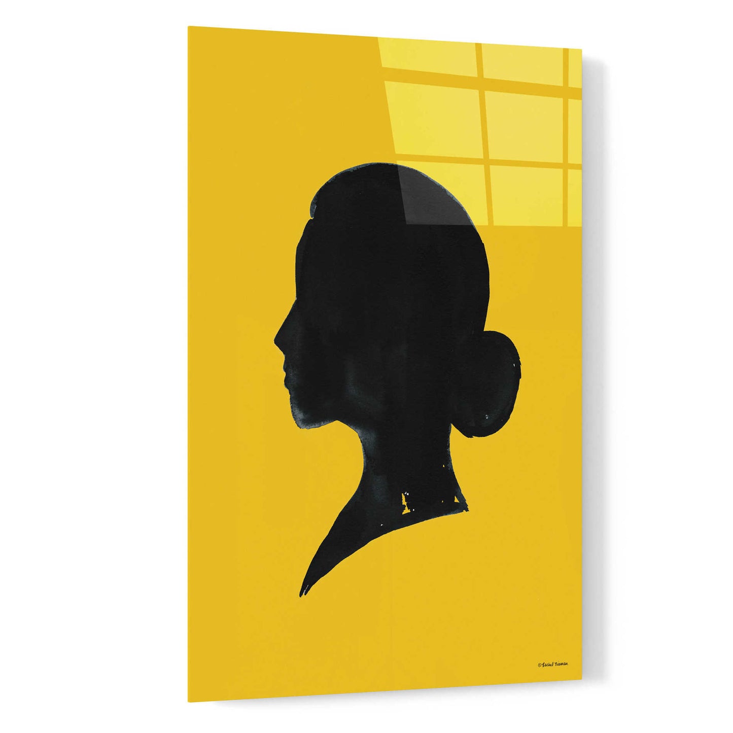 Epic Art 'Mustard Yellow Collection 1' by Rachel Nieman, Acrylic Glass Wall Art,16x24