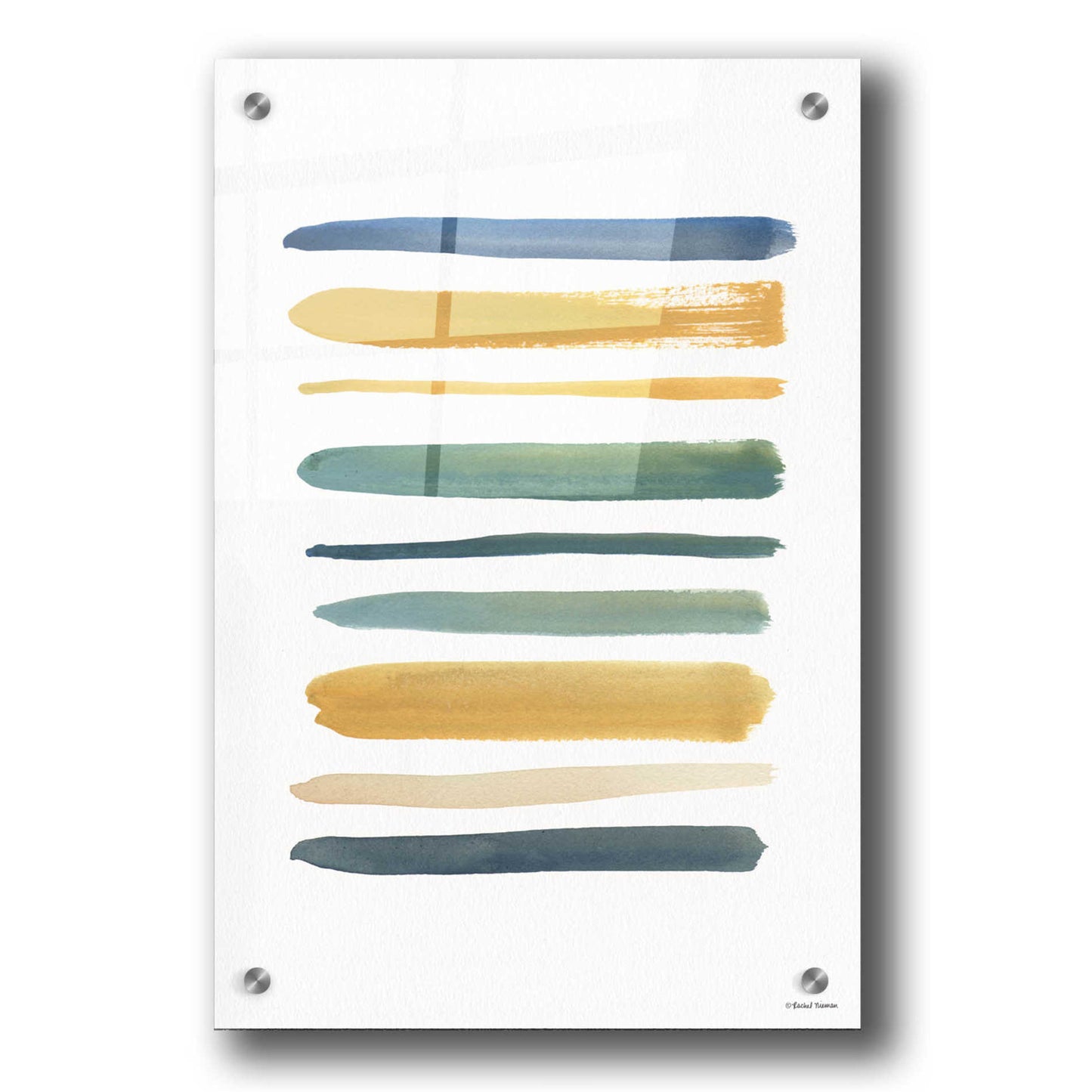 Epic Art 'Mustard Yellow Collection 2' by Rachel Nieman, Acrylic Glass Wall Art,24x36