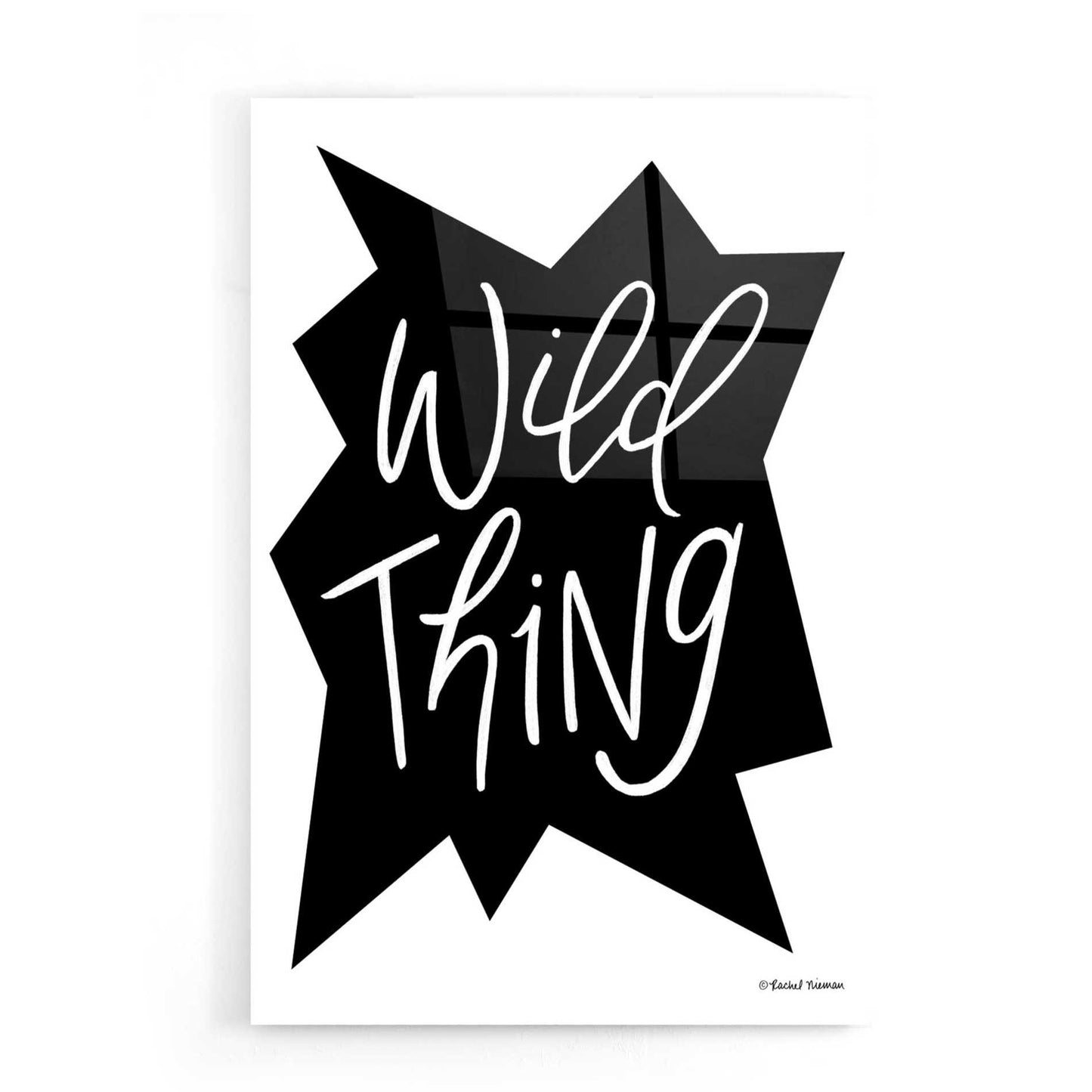 Epic Art 'Wild Thing' by Rachel Nieman, Acrylic Glass Wall Art,16x24